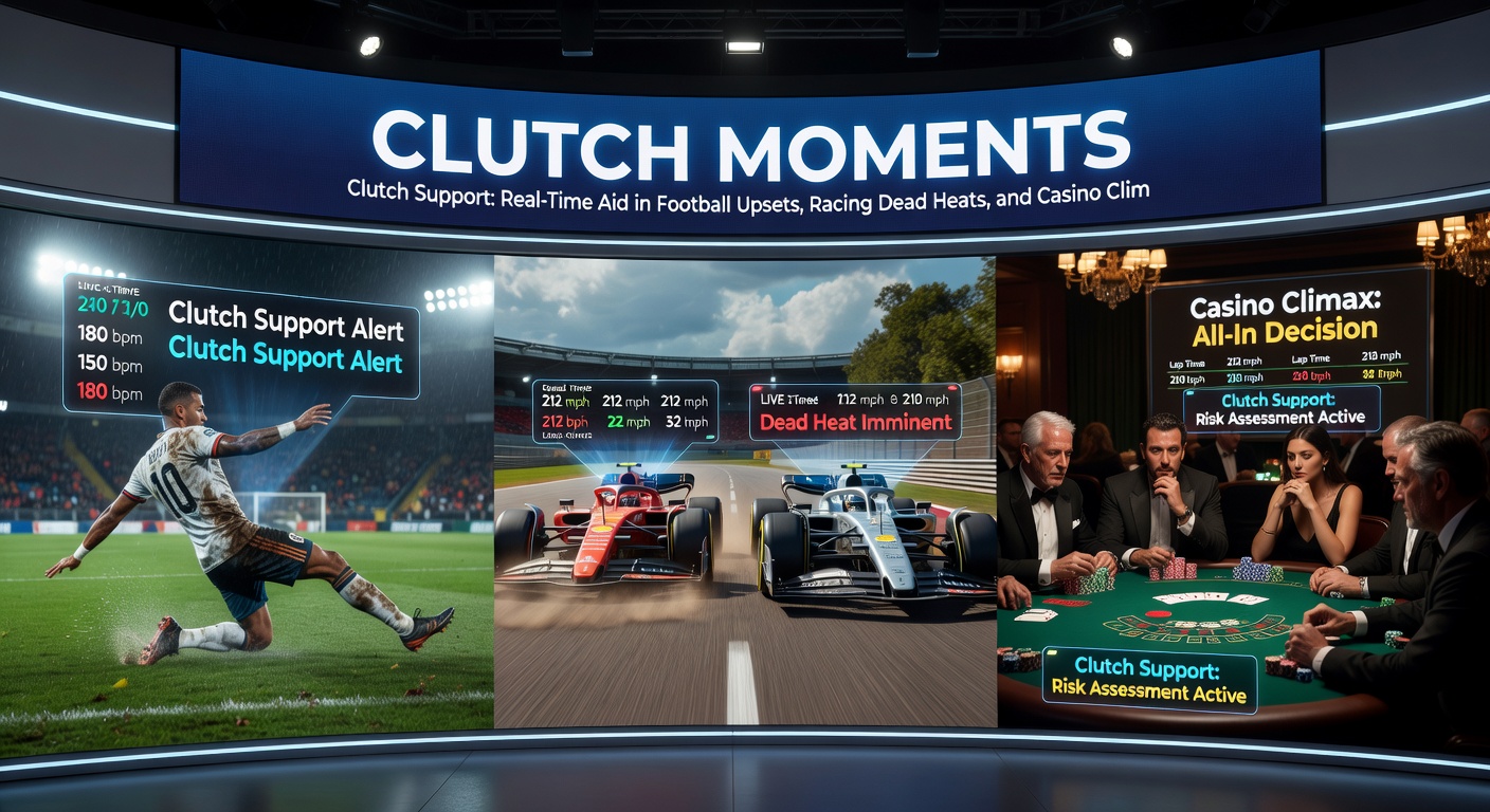 Close-up of horses in a dead heat at the finish line, with inset of a support chat resolving a bet query