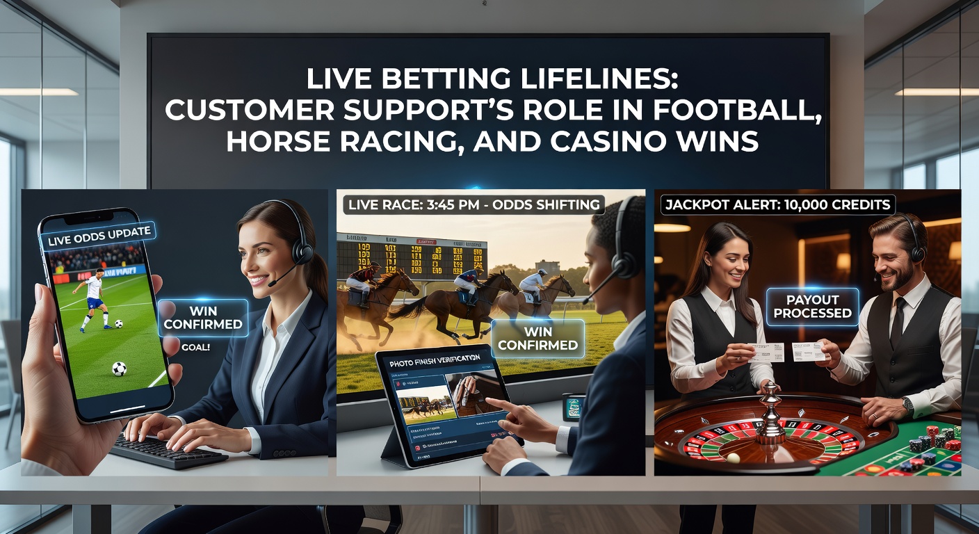 A dynamic live betting dashboard showing real-time football odds, chat support icon active during a match, and quick resolution alerts
