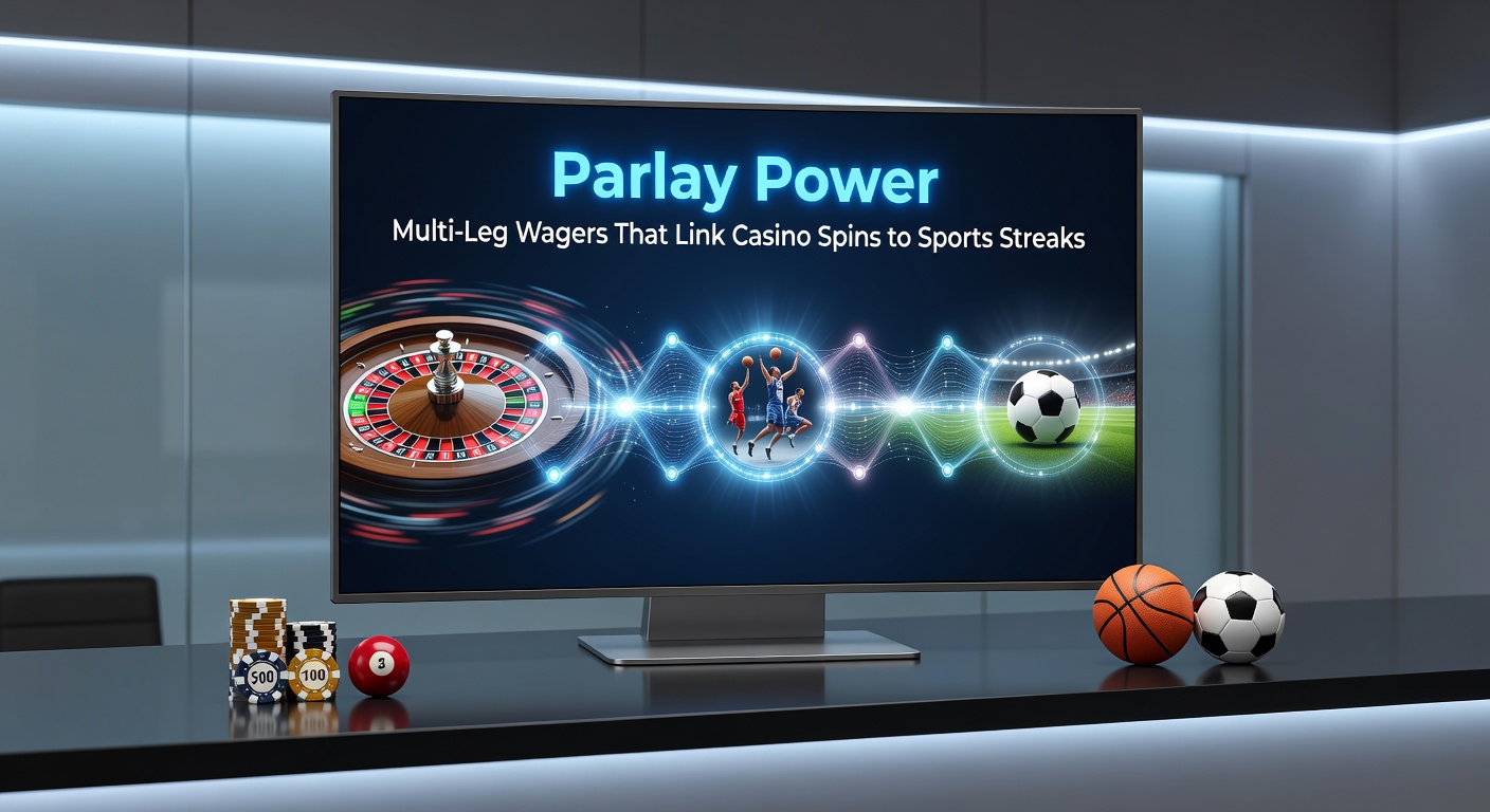 Chart illustrating payout multipliers for hybrid parlay wagers combining sports streaks and casino outcomes