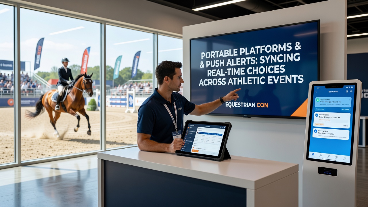 Push notification examples on a smartphone screen displaying synchronized updates for live sports, racing results, and casino promotions